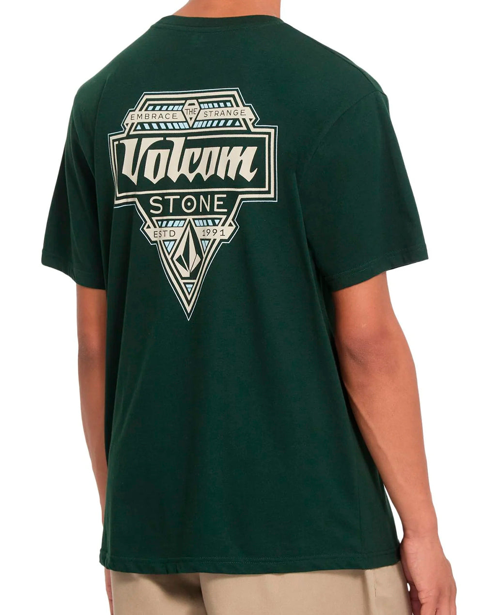 Volcom Linear Bottle Green Tee