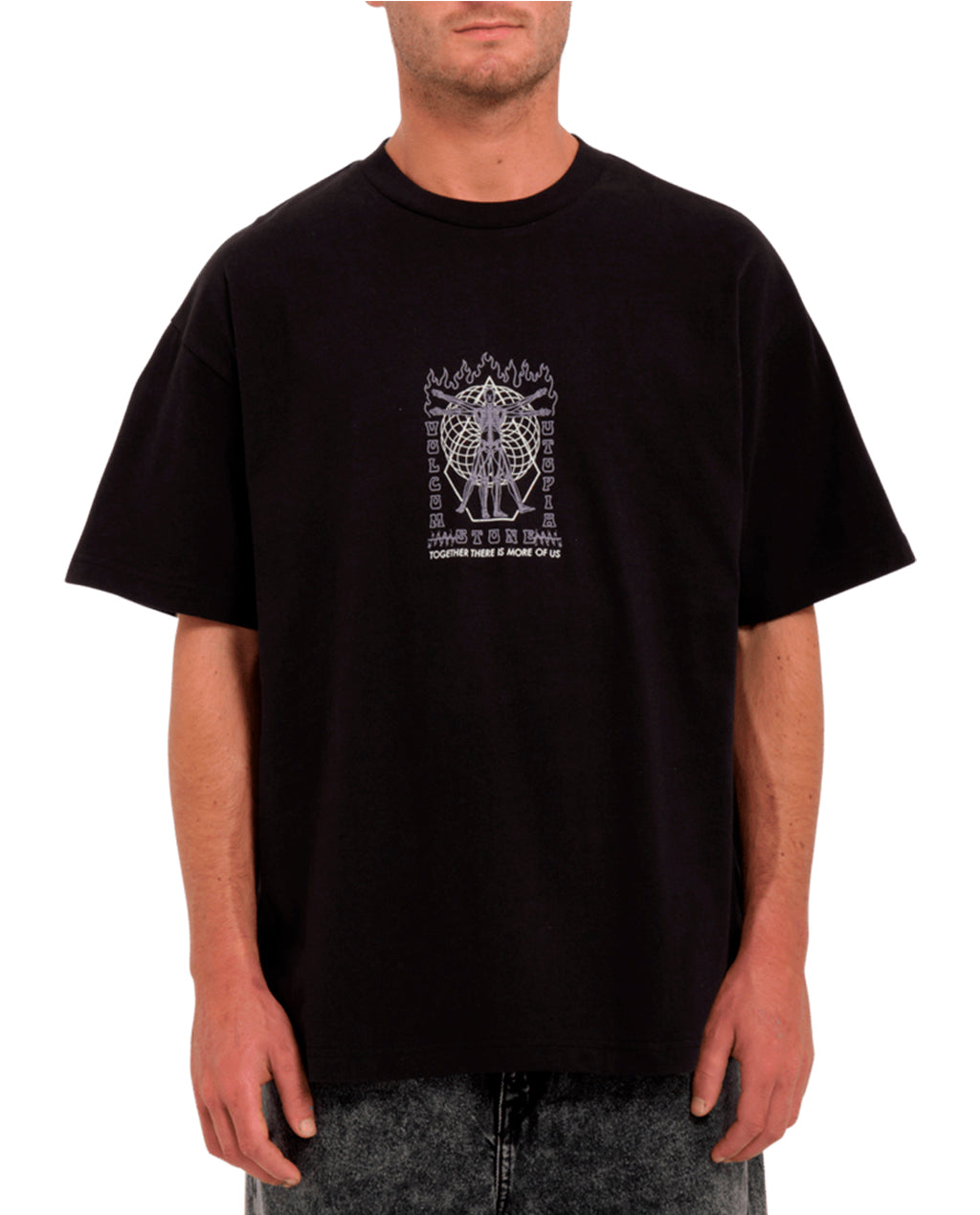 Camiseta Volcom Utopic Black Tee