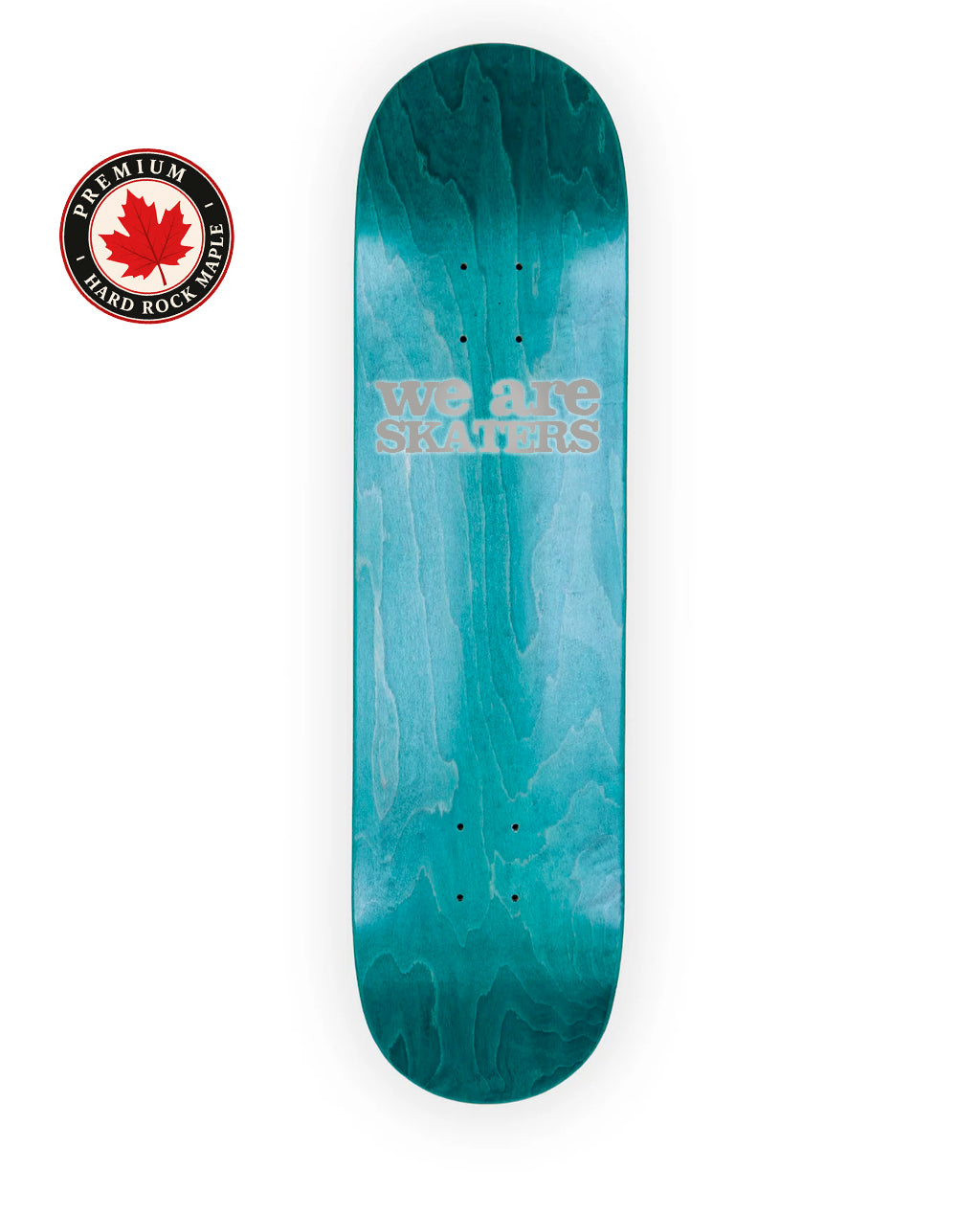 We Are Skaters Silver Tag Blank Deck