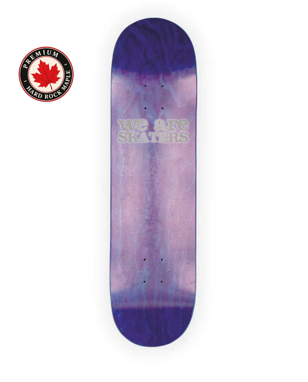 We Are Skaters Silver Tag Blank Deck