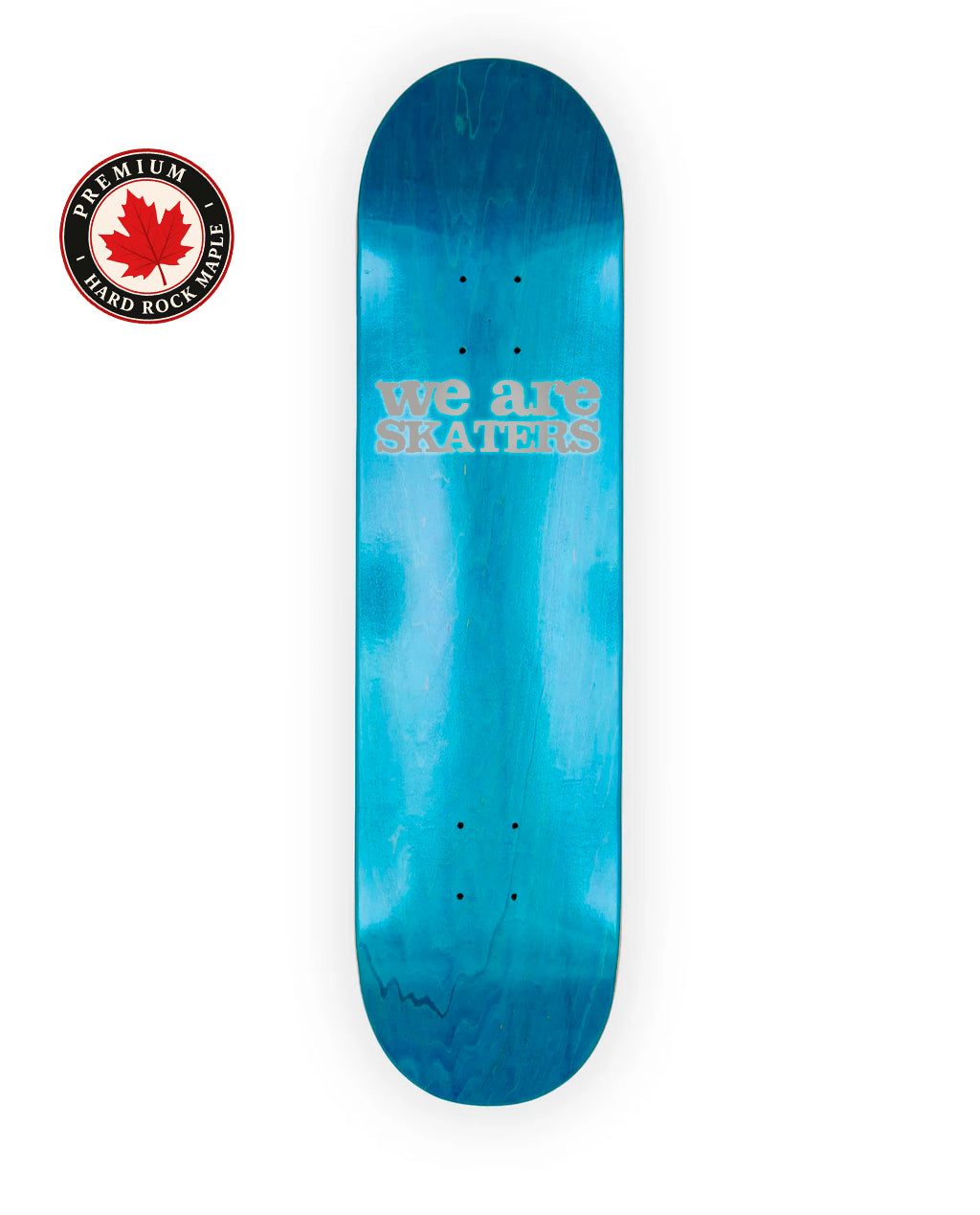 We Are Skaters Silver Tag Blank Deck
