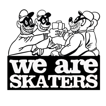 We Are Skaters Golfos Black Tee