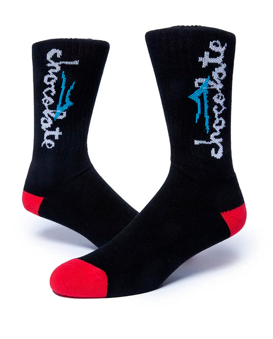 Lakai x Chocolate Chunk Socks Black