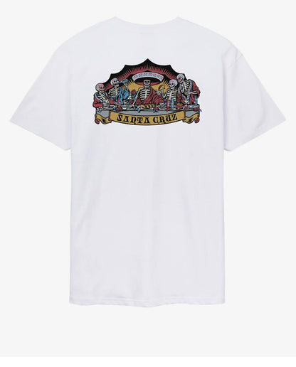 Santa Cruz Guzman Dead Diners White Tee