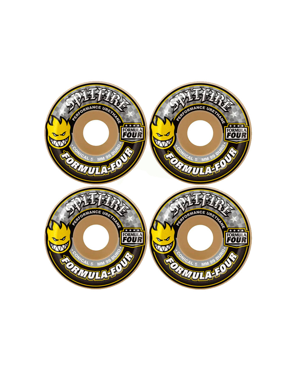 Spitfire F4 Conical Yellow 53mm 99du